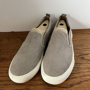 Tommy Bahama Loafers Perforated Taupe Women's 8.5 Boat Shoes Sneakers Neutrals